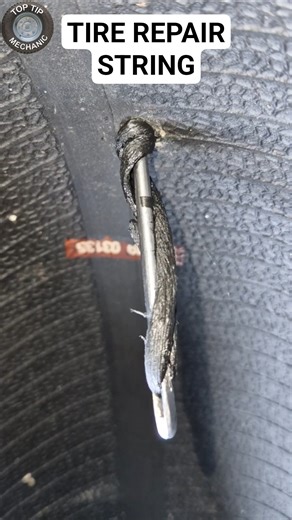 Motorcycle Tire Repair String #tirerepair #tirestring #motorcycletire #motorbiketire