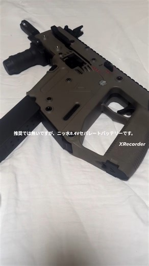 クライタック クリスベクターV2のフルオートで撃ってみました。#エアガン