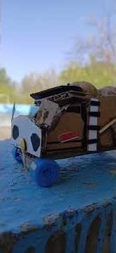 Making a UFO craft with a cardboard car?
