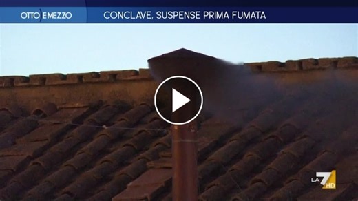 Fumata nera al Conclave: il video del momento | LA7