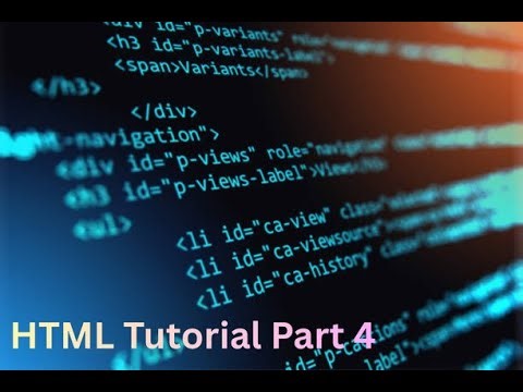 Html Tutorial part-4