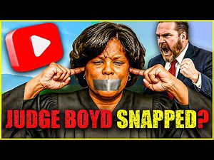 Judge Boyd Snapped After Reading the Chat — This Is How She Lost the Case