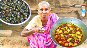 20K views · 186 reactions | PERIWINKLE SNAIL & POTATO RECIPE | Cooking BY Grandmother Village Style | Village Foods | Facebook