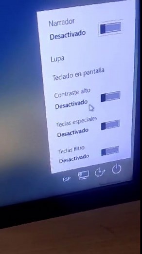 Solución para activar el teclado en pantalla en Windows 10