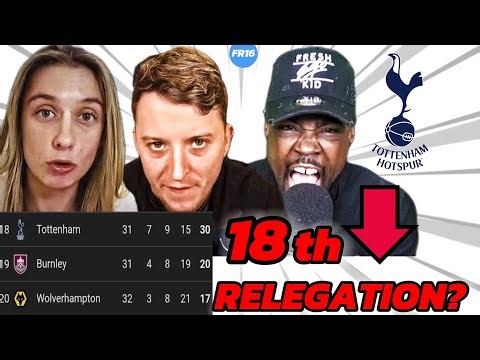 SPURS RELEGATION? | TOTTENHAM + RIVAL FAN REACTIONS