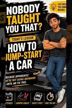 How to Jump-Start a Car (Without Screwing It Up) #Shorts