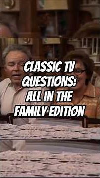 GenX watched a lot of TV growing up. Part 18: All in the Family edition.