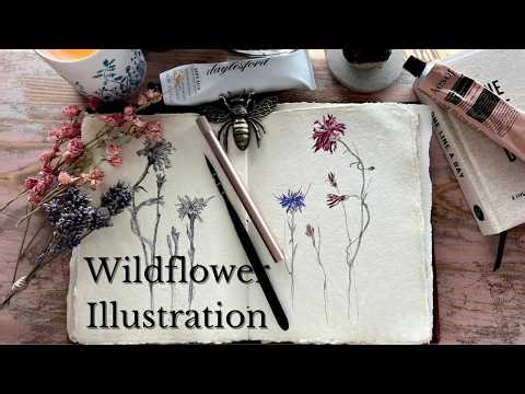 Wild Flower Illustration|Painting in my Journal