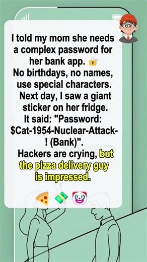 MOM'S UNBREAKABLE PASSWORD...🔐🍕Hackers are crying! 😂