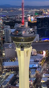 299K views · 3.8K reactions | Golden hour hits different when you’re flying over Vegas. ✨  The STRAT Las Vegas  Maverick Helicopters | Visit Las Vegas | Facebook