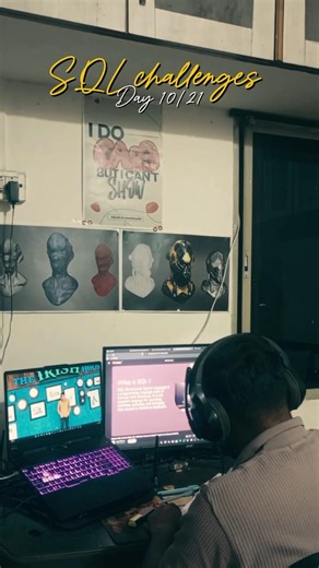 SQL challenges Day 10/21 #new #mindset #growth #like #subscribe #viral #reels #motivation #vlog