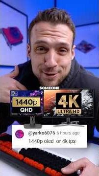 1440p OLED vs 4K IPS Monitors