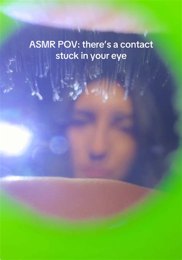 ASMR POV: there’s a contact stuck in your eye #asmr #asmrdoctor #asmrroleplay #relaxingsounds #visualasmr