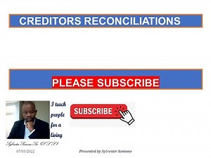 Creditors Control Vs Creditors Ledger