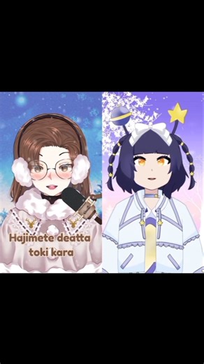 snow halation duet with @chikachuu_u #vtuberid #shorts #lovelive