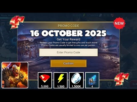 🎃HALLOWEEN October Raid Shadow Legends Promo Codes REVEALED NOW!