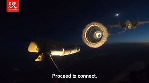 1.2K views · 77 reactions | The PLA Navy's J-15 fighter jet（战斗机 zhàndòujī） has completed its first night aerial refueling training, marking a breakthrough in the force's all-weather long range combat capabilities. | Learn Chinese | Facebook