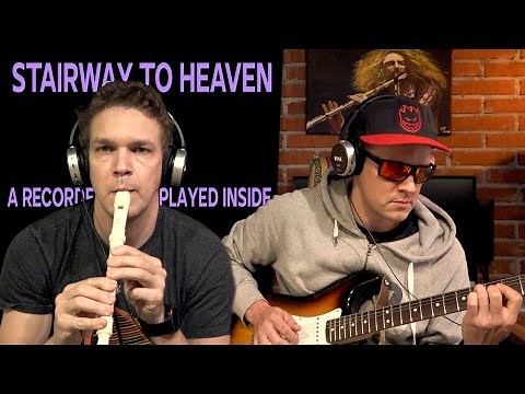 Playing stairway to heaven intro with a recorder
