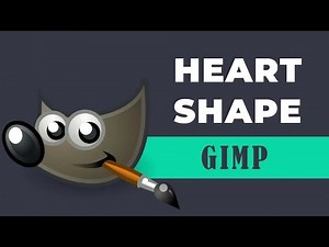 How to create heart shape using selections in GIMP