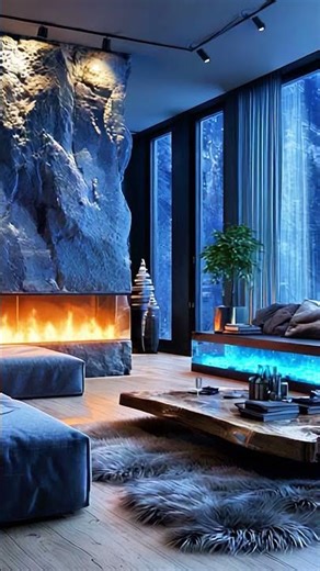 Cold Ice. Burning Fire. Ultimate Relaxing Contrast 🔥❄️ #relax