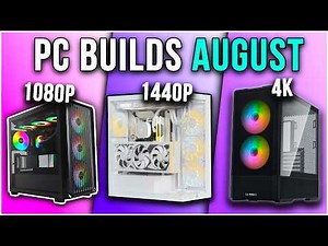 Top 3 Best Value PC Builds 2025 💰 1080p, 1440p & 4K