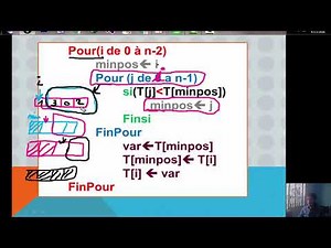 19#Algorithme (tri par sélection ) Darija