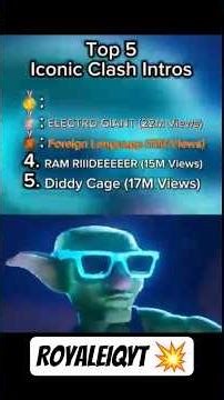 Iconic Clash Royale Intros 💥 #clashroyale #supercell #shorts #gaming