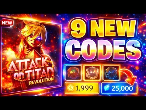 🎊NEW CODE!!🎊🎁 ATTACK ON TITAN REVOLUTION CODES APRIL 2026 – AOT REVOLUTION ROBLOX CODES 2026