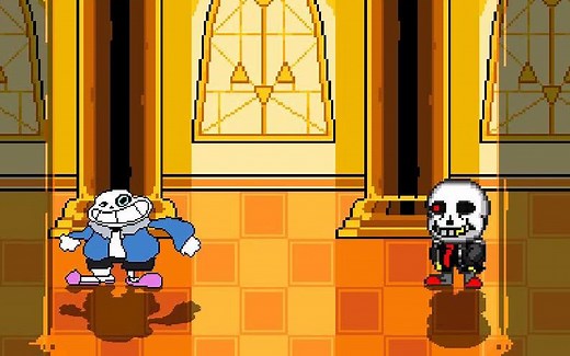 【Undertale MUGEN】用Saness通关
