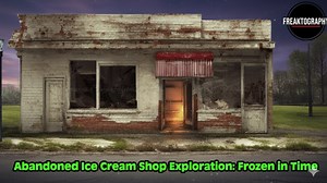 Abandoned Ice Cream Shop Exploration: Frozen in Time