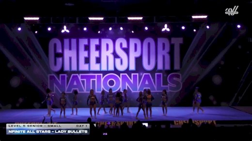 Nfinite Allstars - Lady Bullets [2026 L5 Senior - Small Day 1] 2026 CHEERSPORT National All Star Cheerleading Championship