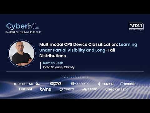 Multimodal CPS Device Classification: Learning Under Partial Visibility and Long-Tail Distributions