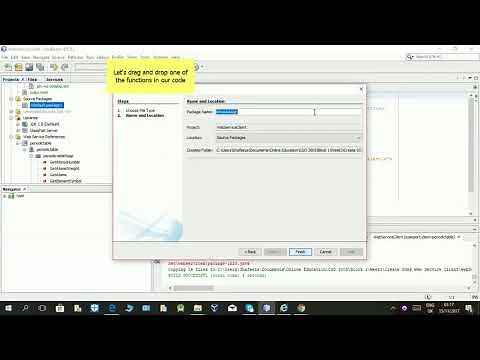 Create a SOAP Web Service Client in NetBeans IDE 8.2 from wsdl url