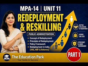 IGNOU MPA-14 Unit 11 | Redeployment Concept, Principles & Policy | Part 1