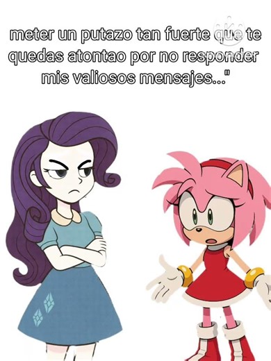los "valiosos" mensajes de Rarity #mylittlepony #sonic #ytshorts #shorts