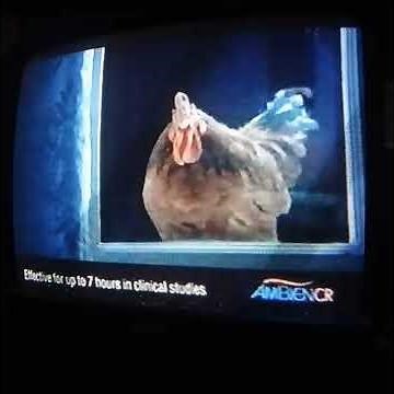 Rooster Sleep Paralysis Demon X Ambien commercial VHS TV Recording