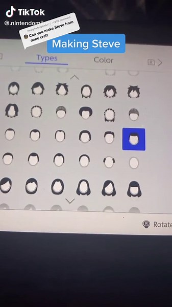Creating a Steve Minecraft Mii with Mii Maker!