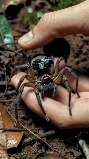 POV: Inside the Trapdoor Burrow of a Liphistius — Ancient Spider Colony Exploration 🕷️🔬 #inspider