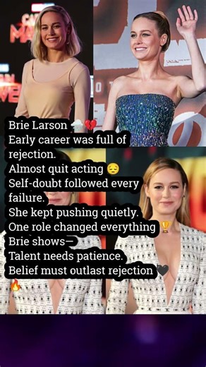 Brie Larson: Rejection, Self-Doubt & Quiet Persistence 🌧️🏆