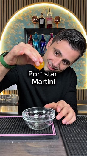 Ricetta del Martini sferificato con tecnica innovativa