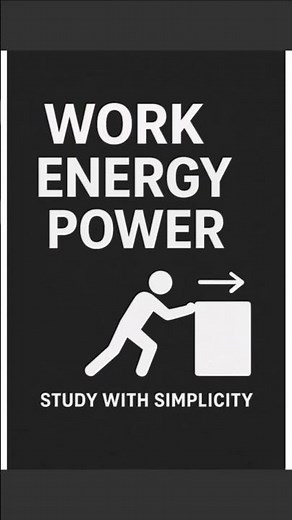 Work , Energy and Power Explained Simply | Physics Concepts for Competitive Exams & School Students