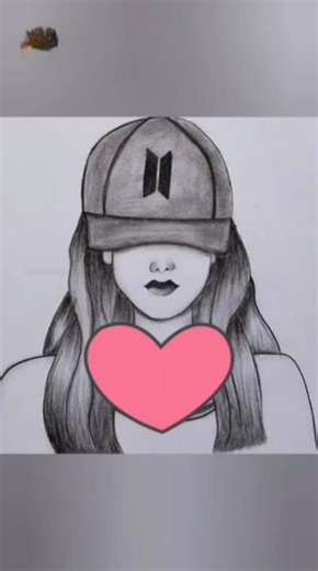 the sketch of BTS is a easy drawing ❤️❤️❤️❤️