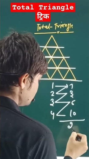 त्रिभुज कैसे गिनने की ट्रिक l triangle counting reasoning trick l target with topic