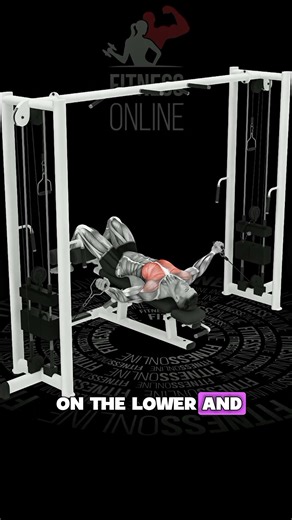 Decline Cable Bench Fly | Lower Chest Isolation & Definition! #gymmotivation #motivation #sports