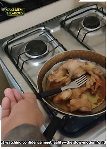 8.6K views · 40 reactions | Kitchen Experiments Gone Wrong | Make Meme Hilarious | Facebook