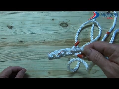 How to Tie a Back Splice / Crown Splice ⎸Tutorial - Professional Yacht Training USA
