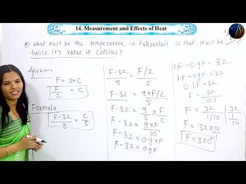 8th Science | Measurement and Effects of Heat | Exercises Solved Examples | Chapter 14