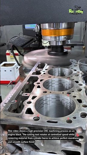 Extreme Precision CNC Engine Block Machining Process | Satisfying Metal Cutting