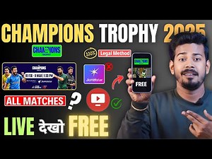Champions Trophy Live on Jio TV - Champions Trophy 2025 Final Live Kaise Dekhe
