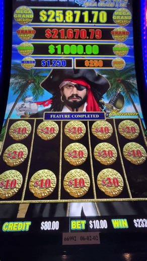Slot Bonus Spin - Buccaneer Mega Grand Win